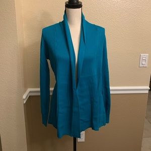 Karen Scott Blue Cardigan Size Small